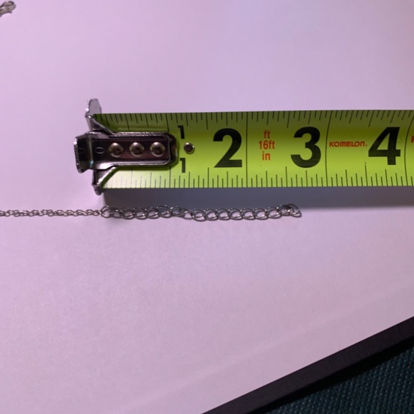 Women’s/Girls yellow marquis cut rhinestone floral pendant & chain boho western - Picture 5 of 6